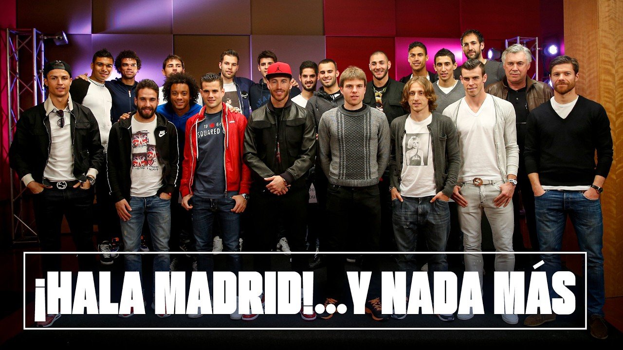 REDONE Nadir Khayat con la plantilla del Real Madrid